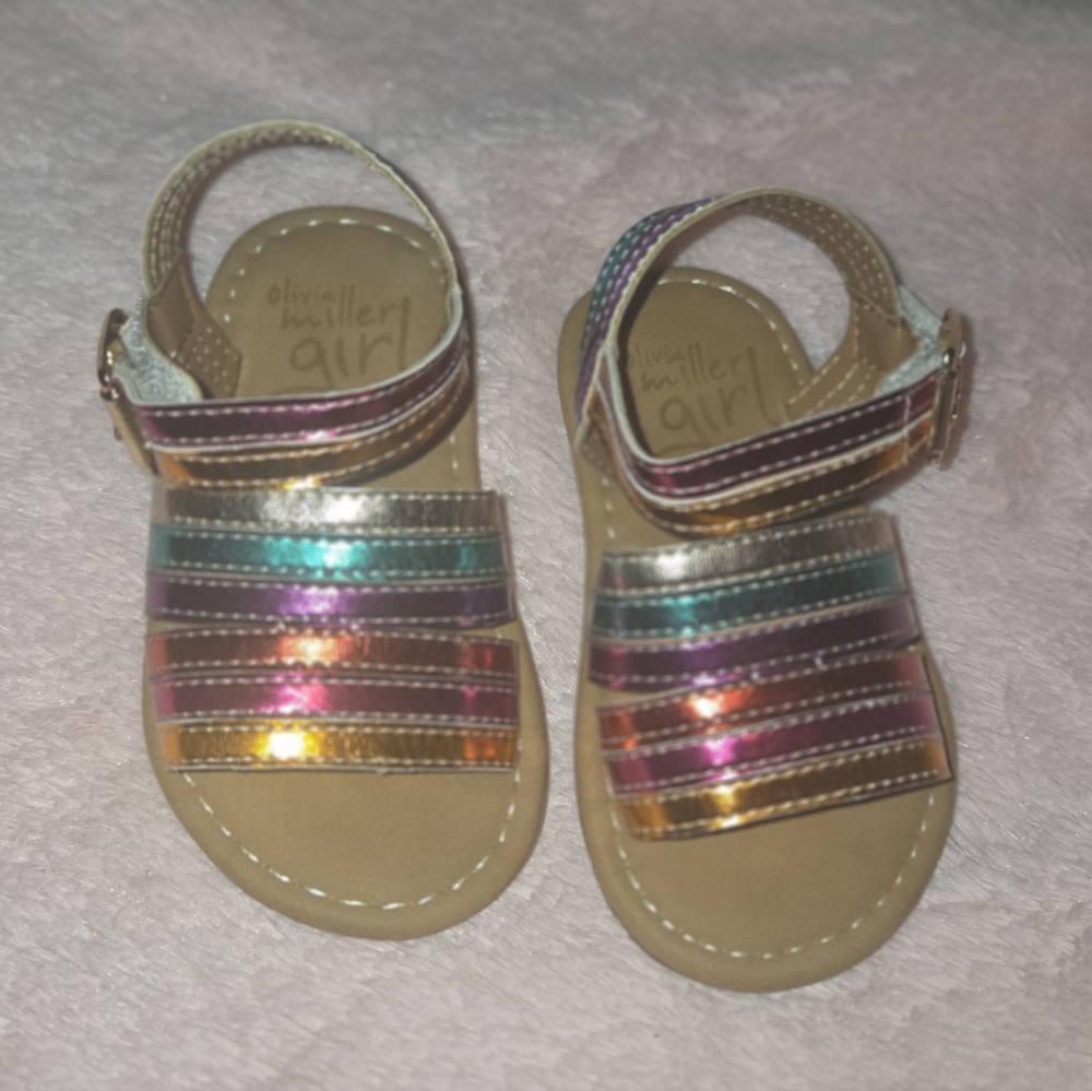 Olivia Miller Kids' Multicolor Strappy Sandals